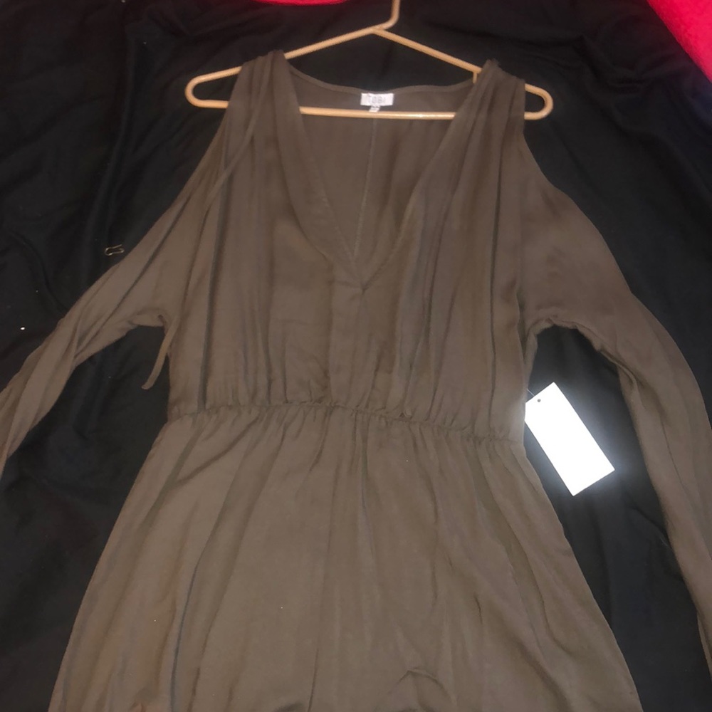 Dark green romper